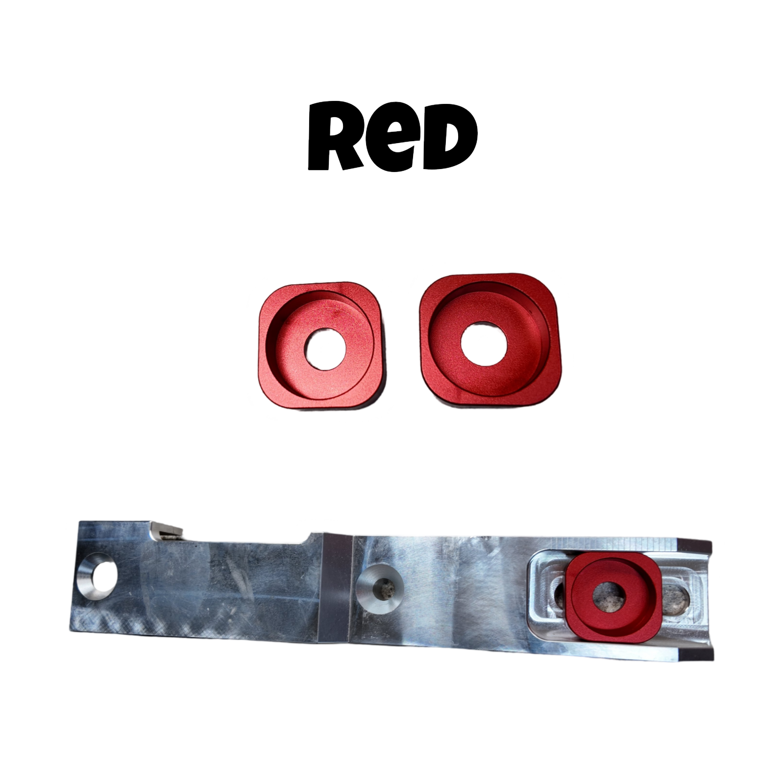 Colored Swing Arm Extension Axel Sliders — Electric Moto Family -EMF